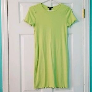 Forever 21 lime green dress